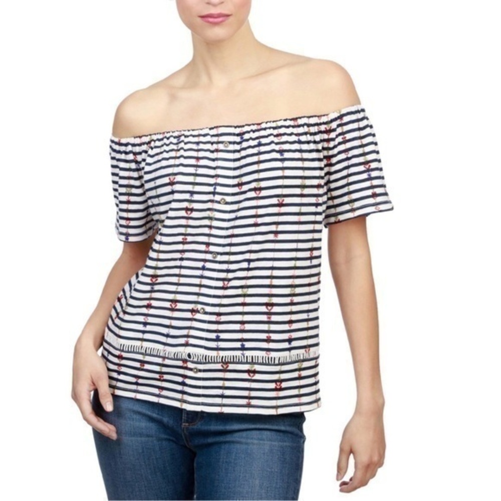 Lucky Brand off the shoulder top